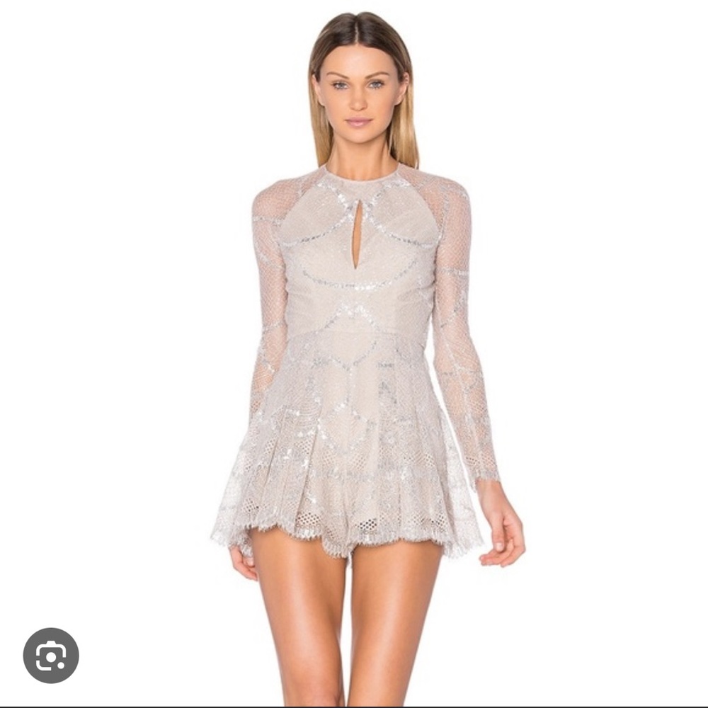 Alexis Chanelle Lace Romper